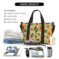 thumbnail image 4 of Travel Duffle Bag Leaves Avocado Travel Tote Bags Carry on Luggage Waterproof Weekender Bags with Top Handle Adjustable Shoulde Strap for Travel Gym, 4 of 5