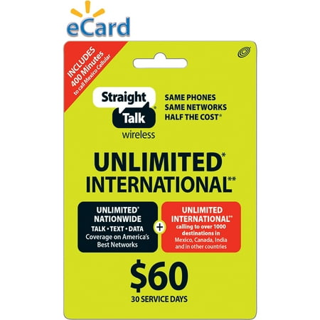 (Email Delivery) Straight Talk Direct Load $60 (Best 3g Data Card Plans)