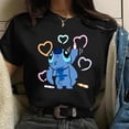 thumbnail image 3 of Camiseta gótica de Stitch de Disney para mujer, remera estampada de Lilo Stitch, camisetas de Hip Hop, ropa para mujer, 3 of 3