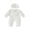 White, variant on RUINIXCW Newborn Baby Girl Hospital Going Home Outfit Baby Girls Spring Fall Clothes Ruffle Trim Long Sleeve Wrapped Tie Romper Jumpsuit and Hat Set
