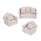 thumbnail image 4 of Muebles De Casa De Muñecas, Juego De Sofás En Miniatura De Tacto Suave, Simulación A Escala 1/12 Para Sala De Estar ANGGREK EI2013, 4 of 8