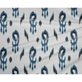 thumbnail image 4 of oneOone Polyester Lycra Fabric Paisley Ikat Printed Fabric 1 Yard 56 Inch Wide, 4 of 4