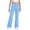Blue, variant on hotojiny Girls Corduroy Pants Casual Loose Wide Leg Kids Trousers with Pockets Comfy Pull on Plain Uniform Pants(Pink,15-16 Years)