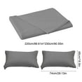 thumbnail image 3 of Moocorvic 3 Piece Set Queen Bed Sheet and 2 Pillowcase, Soft Microfiber Beding with Deep Pocket, Fade Resistant, 3 of 7