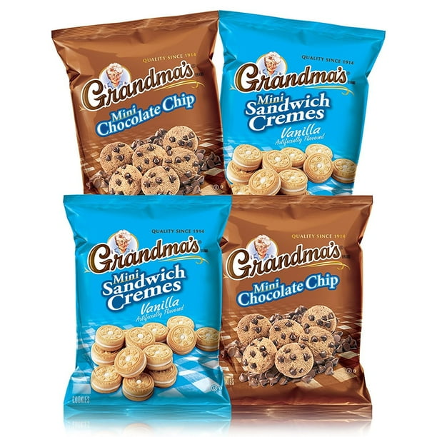 Grandma's Mini Cookies, Variety Snack Pack, 40 Count