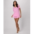 thumbnail image 6 of Hanes Women's V-neck & Short Set Spirited Pink/Spirited Pink XS, 6 of 6