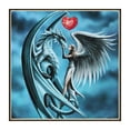 thumbnail image 2 of Peinture Design Dragon 5D Maison Croix Décorative Point de Croix Rond Résine Cristal Broderie Diamant Cadeaux, 2 of 8