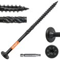 thumbnail image 1 of #14 x 6 Wood Structural Lag Screws 54Pcs Star Drive Decking Wood Screws, Rust Resistant Timber Screws for Timber/Log/Landscaping Wood, 1 of 6