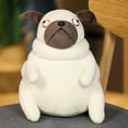 thumbnail image 3 of Gwong Juguete Cojín de peluche de PUG FAT PUG MUJER SUPERIOR SUPERIOR LLENADA COMPLETO LINEO PUG PUSH CUYIÓN DE PELUCHA PARA LA DECURACIÓN Gwong 30011619, 3 of 6
