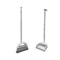 thumbnail image 3 of mtvxesu Vertical Storage Broom And Dustpan Set With Scraping Teeth, Lightweight Cleaning Tool For Home, Apartments, Rvs, 35.43 Inches, White/Coffee, 1 Piece Mop Broom Set Dust Pan And, 3 of 7