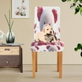thumbnail image 6 of BZSMCE Chairs Slipcovers Dining Chair Covers Bear Wrapped in Love and Blooms Creative Pattern, 6 of 7