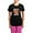 With Pink Pant, variant on CafePress - Quigleycoa Women's Dark Pajamas - Women's Short Sleeve Print T-Shirt and Pants Dark Cotton Pajama Set