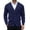 Navy Blue, variant on COOFANDY Mens Lightweight Button Down Cardigan Sweater Long Sleeve Slim Fit V-Neck Button Down Dress Sweater