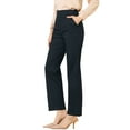 thumbnail image 4 of MODA NOVA Juniors Work Office Pockets Straight Leg Bootcut Pants, 4 of 6