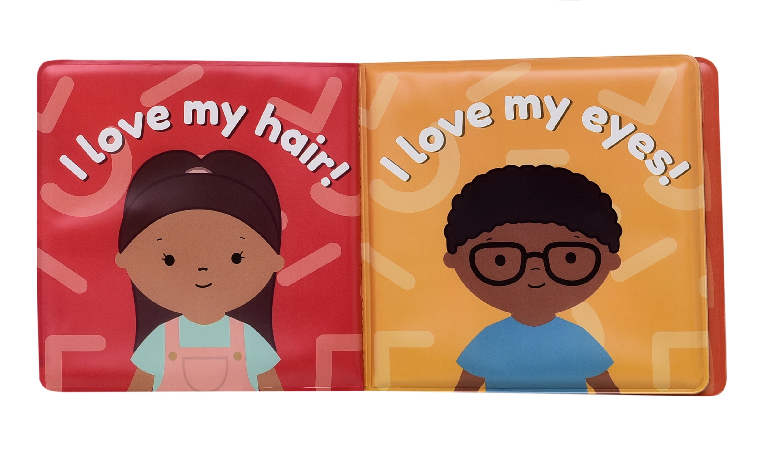Kids for Culture 6" Affirmation Vinyl Bath Book with Squeaker, I Love Being Me