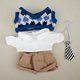 thumbnail image 1 of Conjunto de ropa de muñecos de peluche DIY para muñecas de juguete para niños, ropa de regalo de cumpleaños, disfraces de regalo adorables para niñas, Tejido de punto, 1 of 8