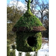 CAFE - Natural MOSS & Stick Birdhouse