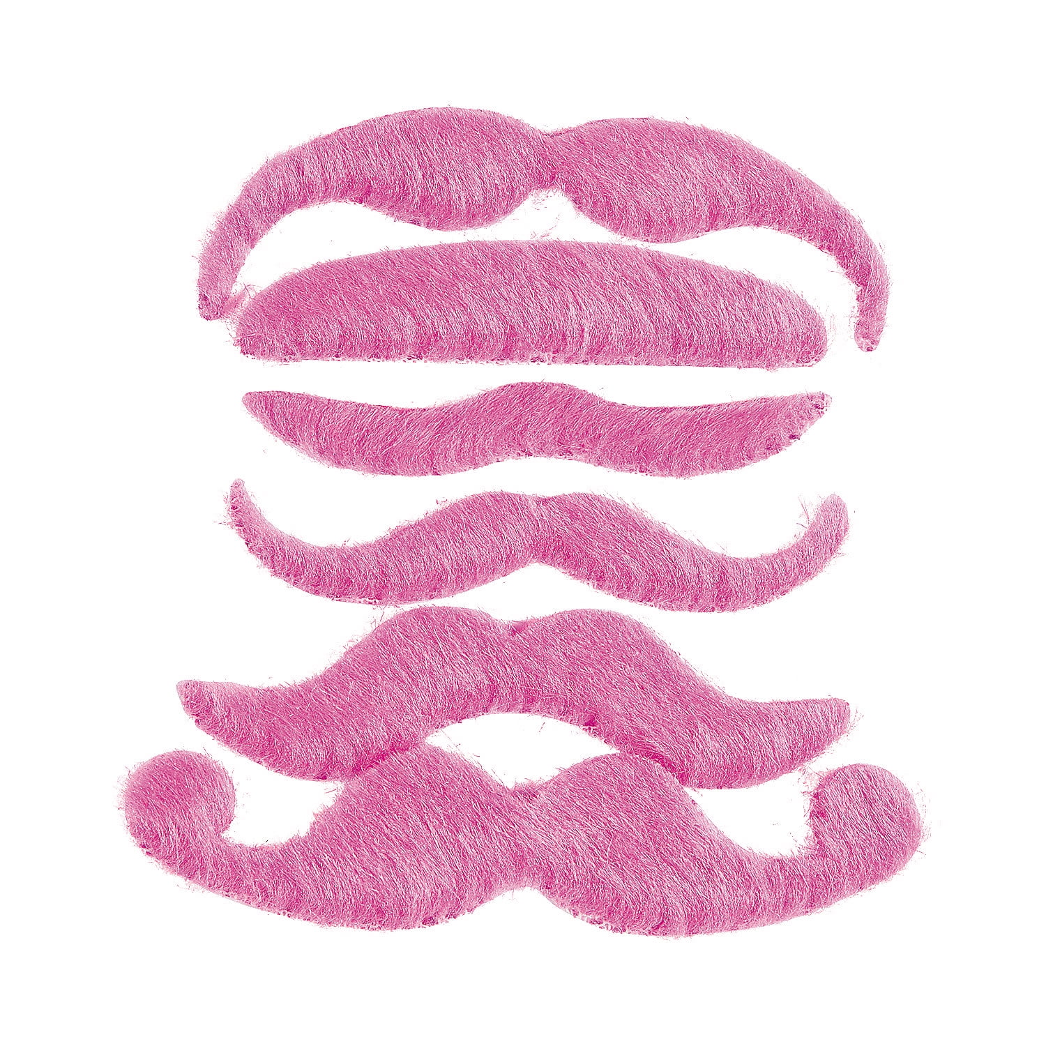 120 Fake Moustaches Assorted Mustache Fancy Dress Party 10 x packs of 12 