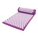 thumbnail image 4 of Sonducket Juego de 3 unidades de cojín de masaje, esterilla de acupresión para Yoga y juego de almohada, masajeador de pies y cuello, almohadilla de Uniforme atlético Púrpura Sonducket OD000146-01, 4 of 6
