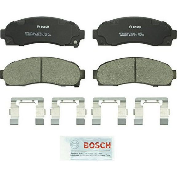 Bosch BC913 QuietCast Premium Ceramic Disc Brake Pad Set For 2005-2006 Chevrolet Equinox; 2006 Pontiac Torrent; 2002-2007 Saturn Vue; Front