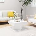 thumbnail image 6 of vidaXL Coffee Table Black 22.4"x22.4"x11.8" Engineered Wood, 6 of 7