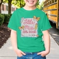 thumbnail image 5 of Hiijoy Girl Green T Shirt Graphic Back To School Short Sleeve Crewneck Tee Top, Sizes 3-14, 5 of 6