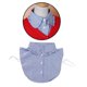 thumbnail image 1 of Moda señoras falso color gargantilla collar desmontable Peter Pan solapa camisa falso A rayas Hugo Collar falso de algodón para mujer, 1 of 7