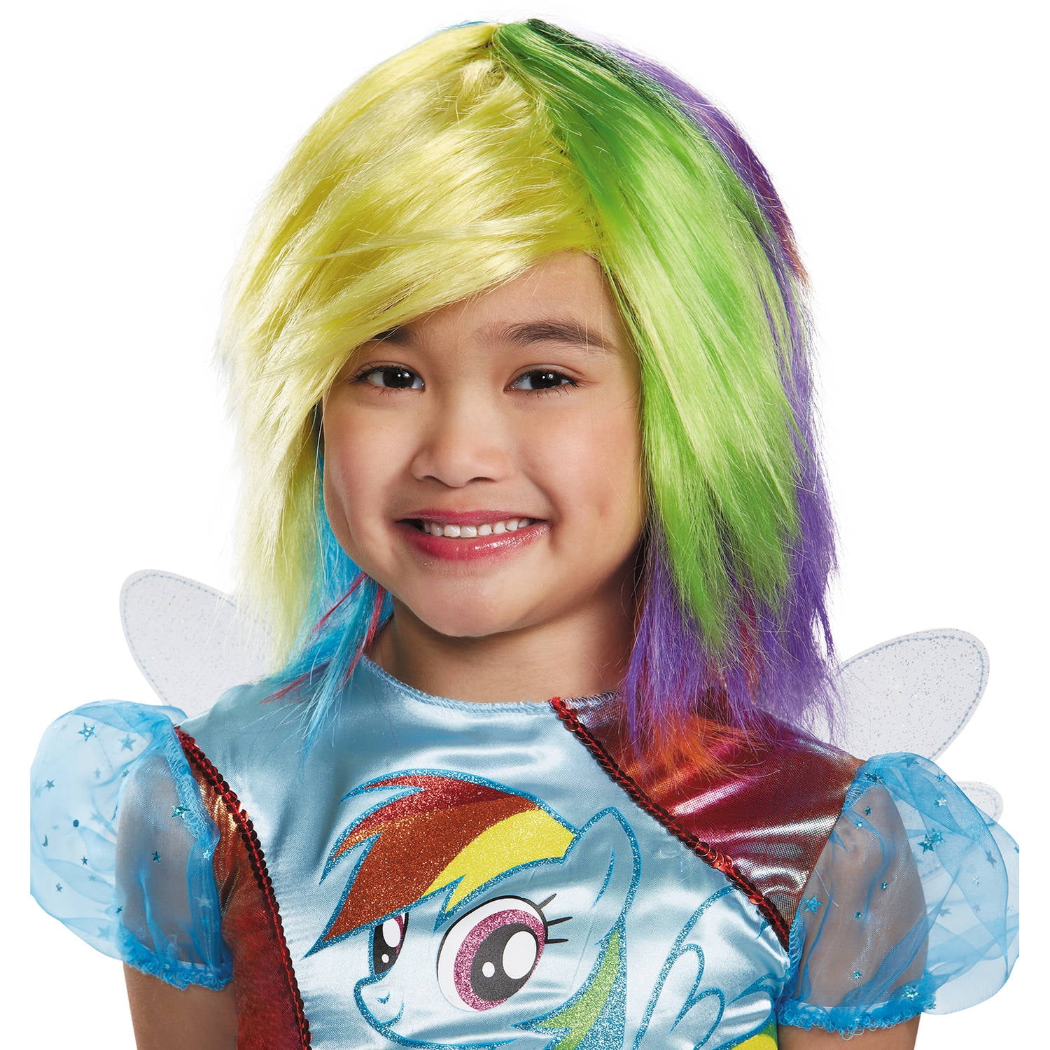 Rainbow Dash Wig Child Halloween Accessory - Walmart.com