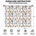 thumbnail image 2 of Blackout Kids Curtains,Corgi Dog and Footprints Childrens Insulated Curtains Set Of 2,Bedroom Essentials,Toddler Room Decor 52"x84"(132x213cm), 2 of 4