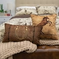 thumbnail image 5 of Donna Sharp Cowboy Decorative Cotton Pillow Set 2 PC, 5 of 7