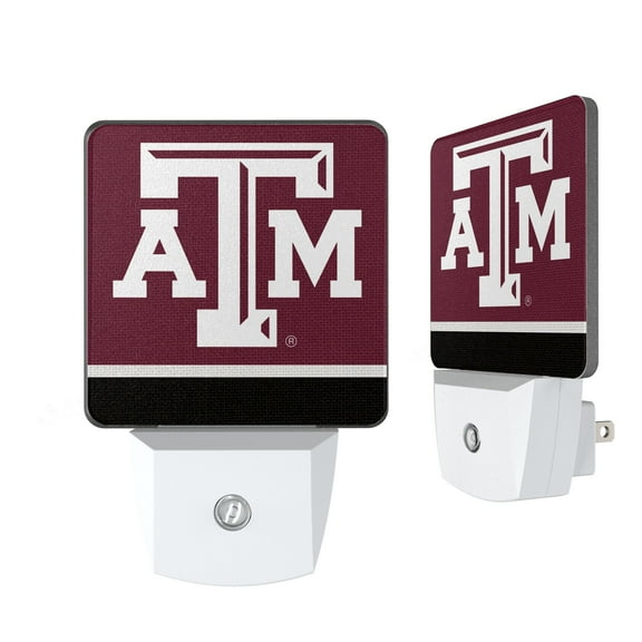 Texas A&M Aggies Stripe Design Nightlight 2-Pack