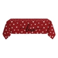 thumbnail image 2 of Valentines Tablecloth,Valentines Day Tablecloth Rectangle 52" x 70",Valentine Gnomes & Roses Pink Table Cover for Dining Room,Kitchen,Picnic(#05), 2 of 4