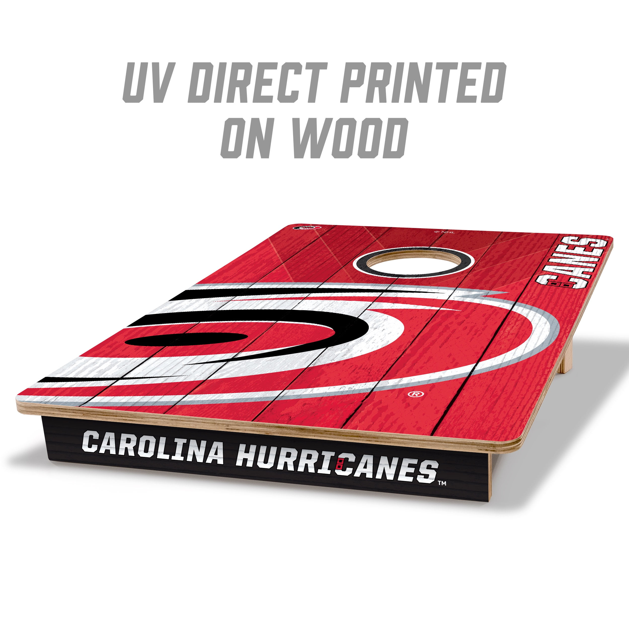 YouTheFan NHL Carolina Hurricanes 2' x 3' Cornhole Game No Bags