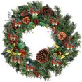 thumbnail image 4 of Lazo De Navidad Con Campanas Guirnaldas De Navidad Lazos Mini Lazos De Árbol De Navidad Lazos Decorativos De Navidad Decoraciones Colgantes De Tela Adornos Festivo De Año Nuevo, R, 4 of 5