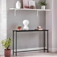 thumbnail image 2 of Fenbeli Console Table Modern Entryway Table with Durable Black Metal Frame, 2 of 7