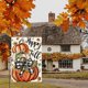 thumbnail image 2 of Letrero de jardín exterior de 30 x 45 cm, personalizado, para Acción de Gracias, Halloween, fiestas y patios., 2 of 6
