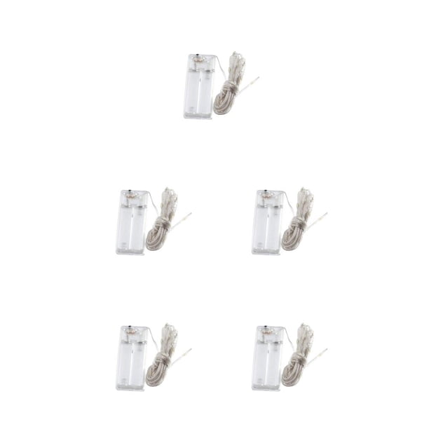 Lámparas de hadas Billuyoard luces LED iluminación decorativa para patios de jardín doméstico 5Conjunto Blanco Puro/4 Metros