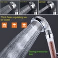 thumbnail image 2 of Cabezal de ducha filtrado para agua dura, cabezales de ducha de alta presión de 3 modos con rociador de mano, suavizante de agua con mineral, 2 of 4