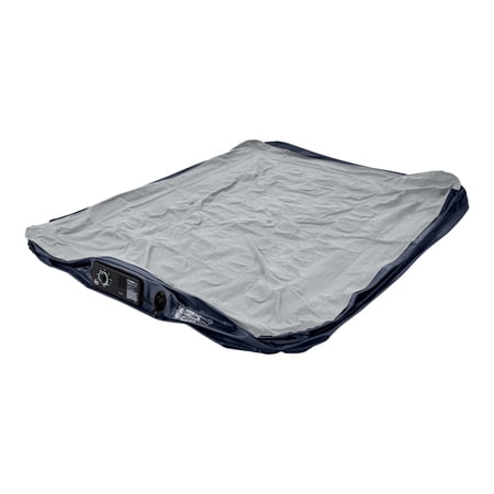 SERTA 18 RAISED QUEEN WITH NEVERFLAT PUMP BLUE