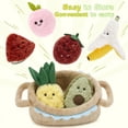 thumbnail image 5 of Muiteiur 7PCS Fruit Stuffed Animal Fruit Plush Toy (Fruit Basket, Watermelon, Banana, Avocado, Cherry, Strawberry, Pineapple), 5 of 9