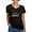 Black, variant on CafePress - Coffee Queen T Shirt - Women's V-Neck Dark T-Shirt