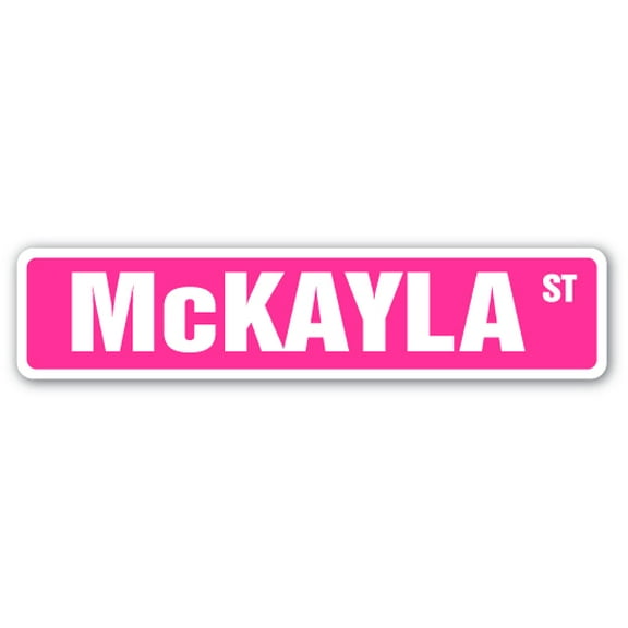Mckayla Street [3 Pack] of Vinyl Decal Stickers |for Laptop Car
