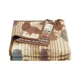 thumbnail image 3 of Paseo Road Home on The Range Juego de cama occidental de 3 piezas con fundas de almohada, tamaño King Buffalo Bison, estampado geométrico, ropa de cama azteca, juego de cama rústico del suroeste de al, 3 of 5