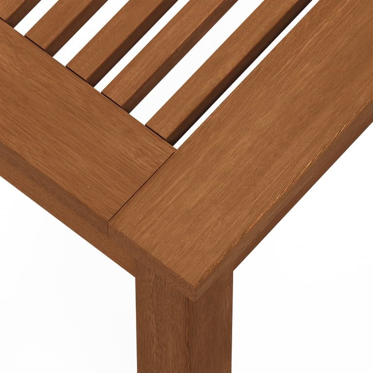 Furinno Tioman Outdoor Hardwood Bench, Brown photo 4