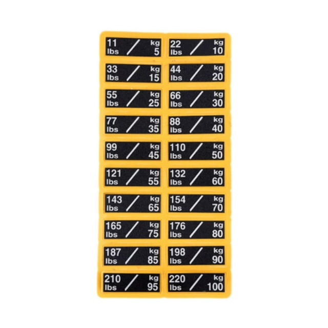 koolsoo Circuit Breaker Label Sticker Number Stickers Strength Training Sporting Goods Resistance Trainers Weight Stack Labels Decals 3.5cmx1.3cm