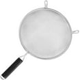 thumbnail image 1 of TrueCraftware – 6" Single Fine Mesh Strainer, Stainless Steel with 6-1/2" Black Plastic Handle, 1 of 5