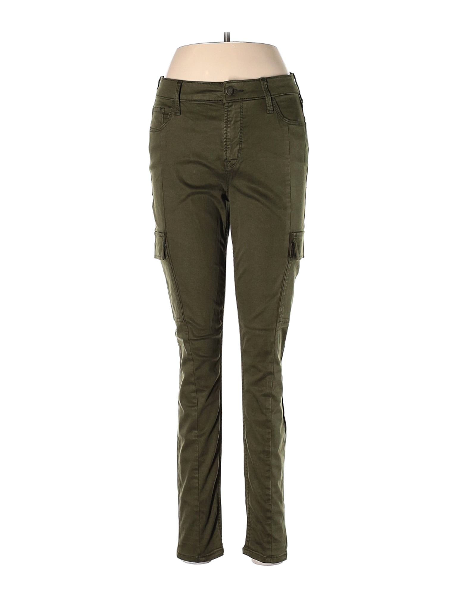 old navy womens khaki cargo pants