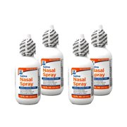 4 Pack Quality Choice Saline Nasal Relief Moisturizing Spray 1.5 Oz Each