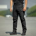 thumbnail image 2 of Men's Stretch Tactical Pants, Ripstop Cargo Pants Outdoor Lightweight Hiking Work Pants with 8 Pockets, 2 of 6