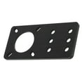 thumbnail image 1 of NEMA 17 Stepper Motor Mounting Plate, Anodized Black Aluminum, Wide Application, Porous Design for V Slot Linear, 1 of 7